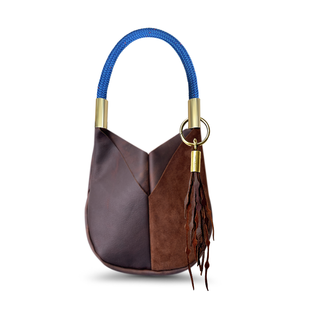 Original Wildwood Bag Small#Rope Color_Harborside Blue#Add Ons_Add a Matching Seaweed Tassel (save $10)