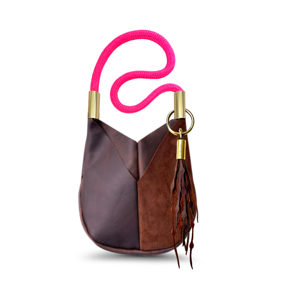 Original Wildwood Bag
Small Crossbody#Rope Color_Neon Pink#Add Ons_Add a Matching Seaweed Tassel (save $10)