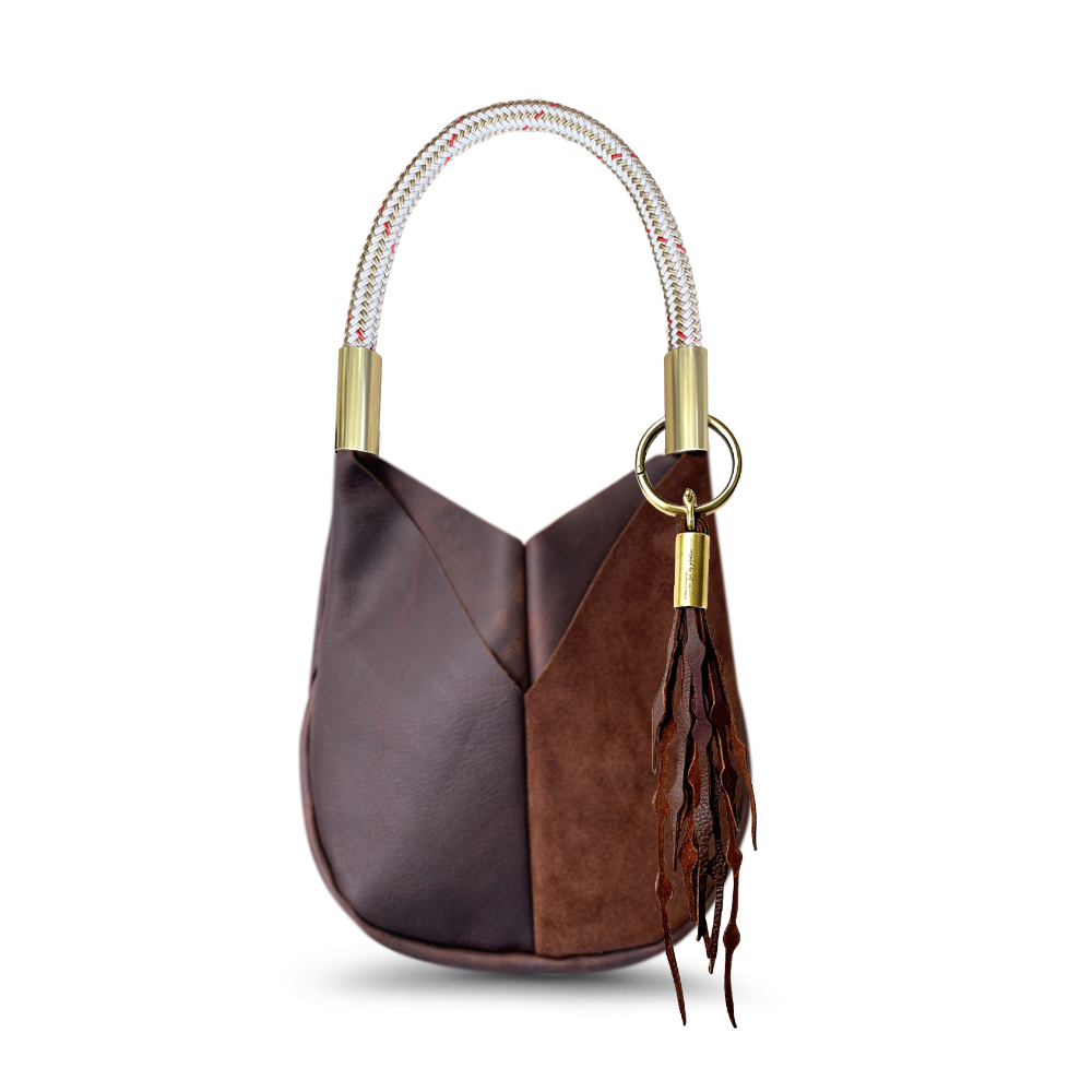 Original Wildwood Bag Small#Rope Color_Oyster Shell Gold#Add Ons_Add a Matching Seaweed Tassel (save $10)