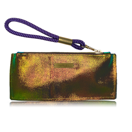Clutch | in Amber Opal Leather