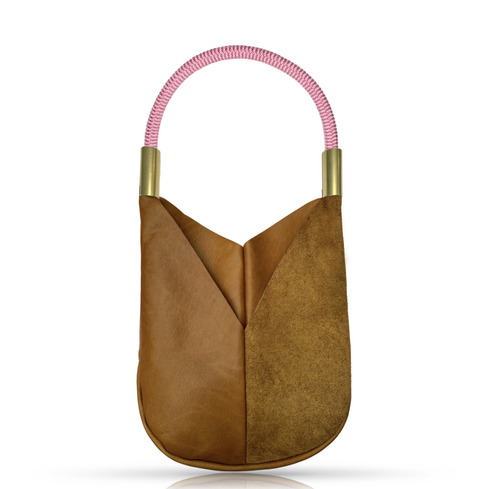 Original Wildwood Bag Large#Rope Color_Pink Beach Rose#Add Ons_Handbag Only