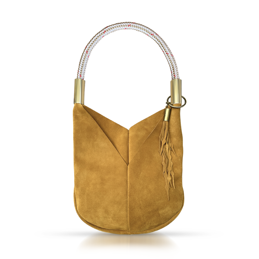 Wildwood Oyster Co. Autumn Sun Suede Leather Original Tote