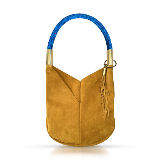 Wildwood Oyster Co. Autumn Sun Suede Leather Original Tote
