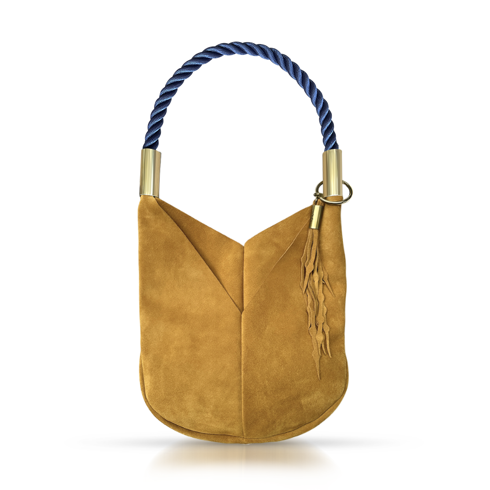Wildwood Oyster Co. Autumn Sun Suede Leather Original Tote