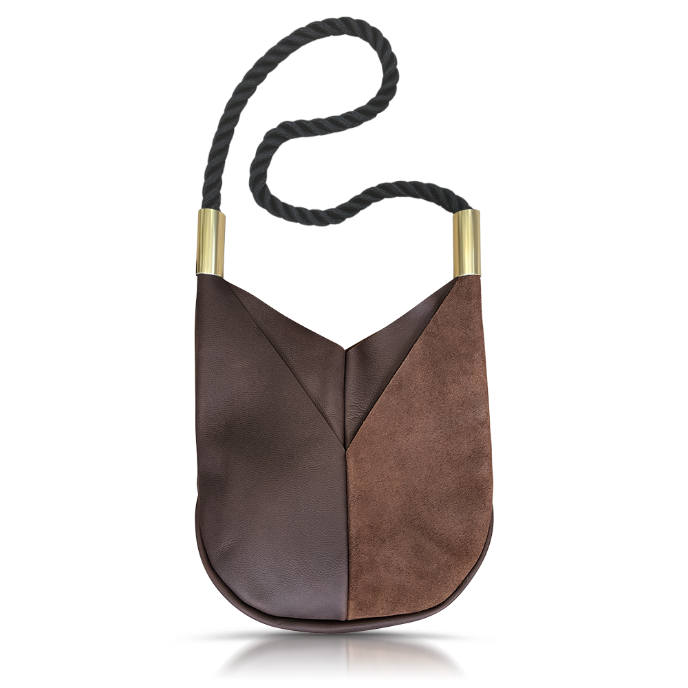 Load image into Gallery viewer, Wildwood Oyster Co. Brown Leather Original Crossbody Tote
