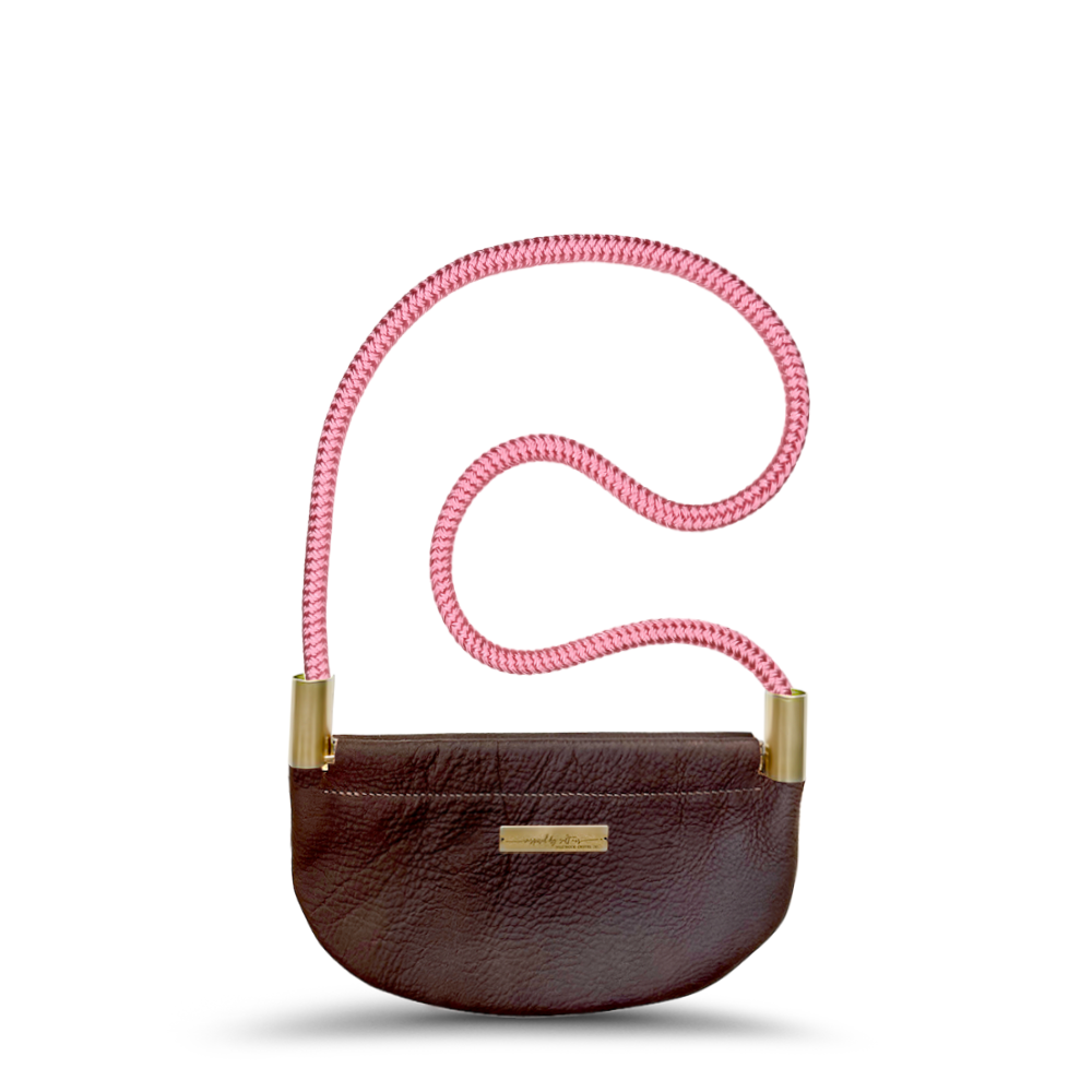 Shell #Rope Color_Pink Beach Rose#Rope Handle Length_Shoulder (35")#Add Ons_Handbag Only