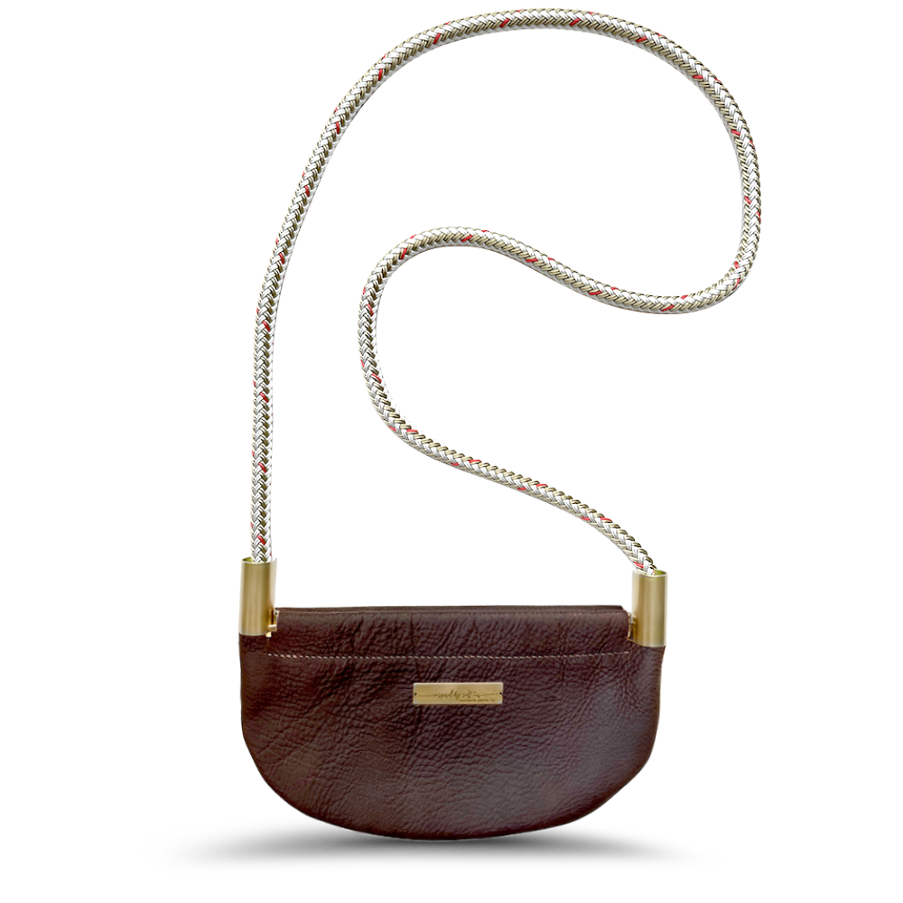 Oyster Shell #Rope Color_Oyster Shell Gold#Rope Handle Length_Crossbody (50")#Add Ons_Handbag Only