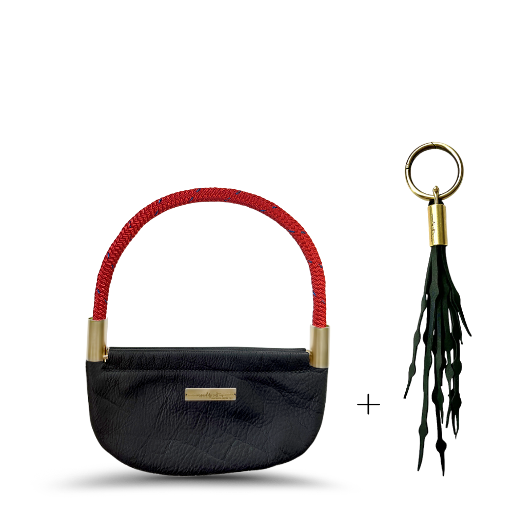 #Rope Color_Winterberry Red#Rope Handle Length_Wrist (19")#Add Ons_Add a Matching Seaweed Tassel (save $10)