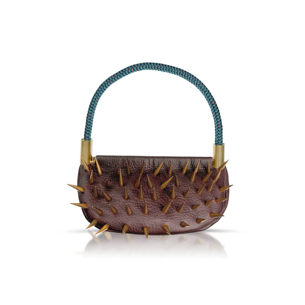 Sea Urchin Bag in Brown Leather