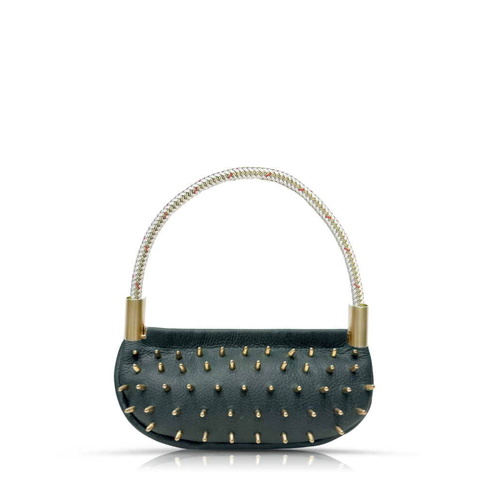 Sea Urchin Bag // Isla in Emerald Green