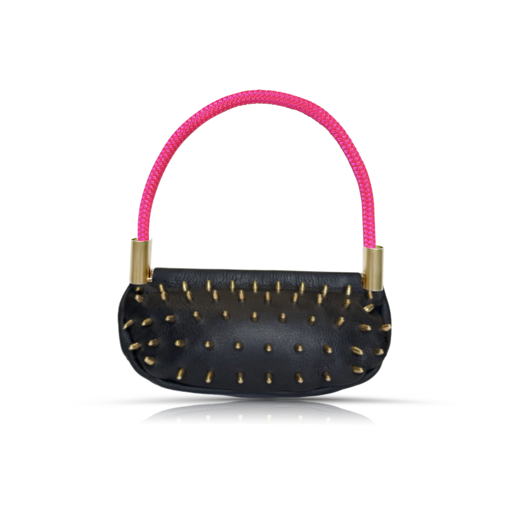 Sea Urchin Bag #Rope Color_Neon Pink
