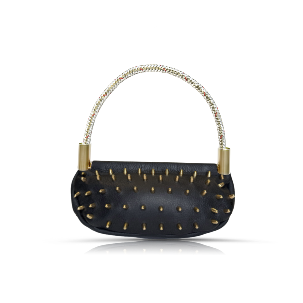 Sea Urchin Bag #Rope Color_Oyster Shell Gold