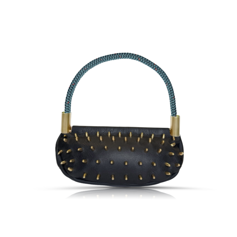 Sea Urchin Bag #Rope Color_Seaside Teal