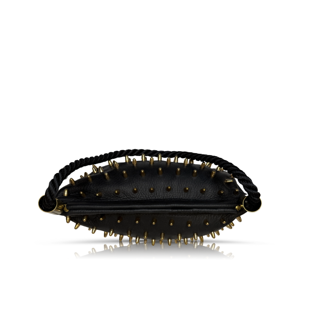 Sea Urchin Bag // Isla in Black Leather