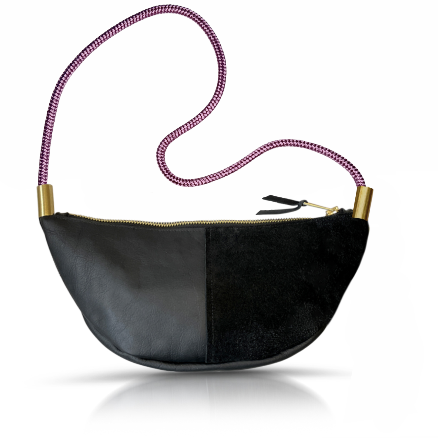 Sling #Rope Color_Purple Beach Rose#Rope Handle Length_Short Crossbody (40”)#Add Ons_Handbag Only
