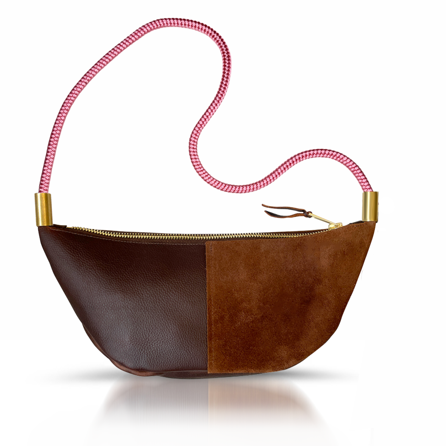 Sling #Rope Color_Pink Beach Rose#Rope Handle Length_Long Shoulder (35”)#Add Ons_Handbag Only