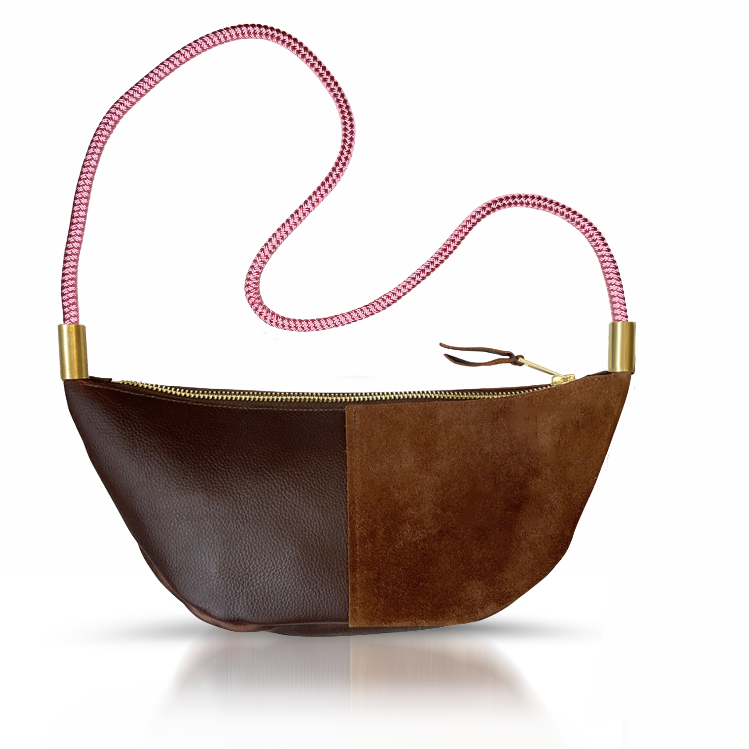 Sling #Rope Color_Pink Beach Rose#Rope Handle Length_Short Crossbody (40”)#Add Ons_Handbag Only