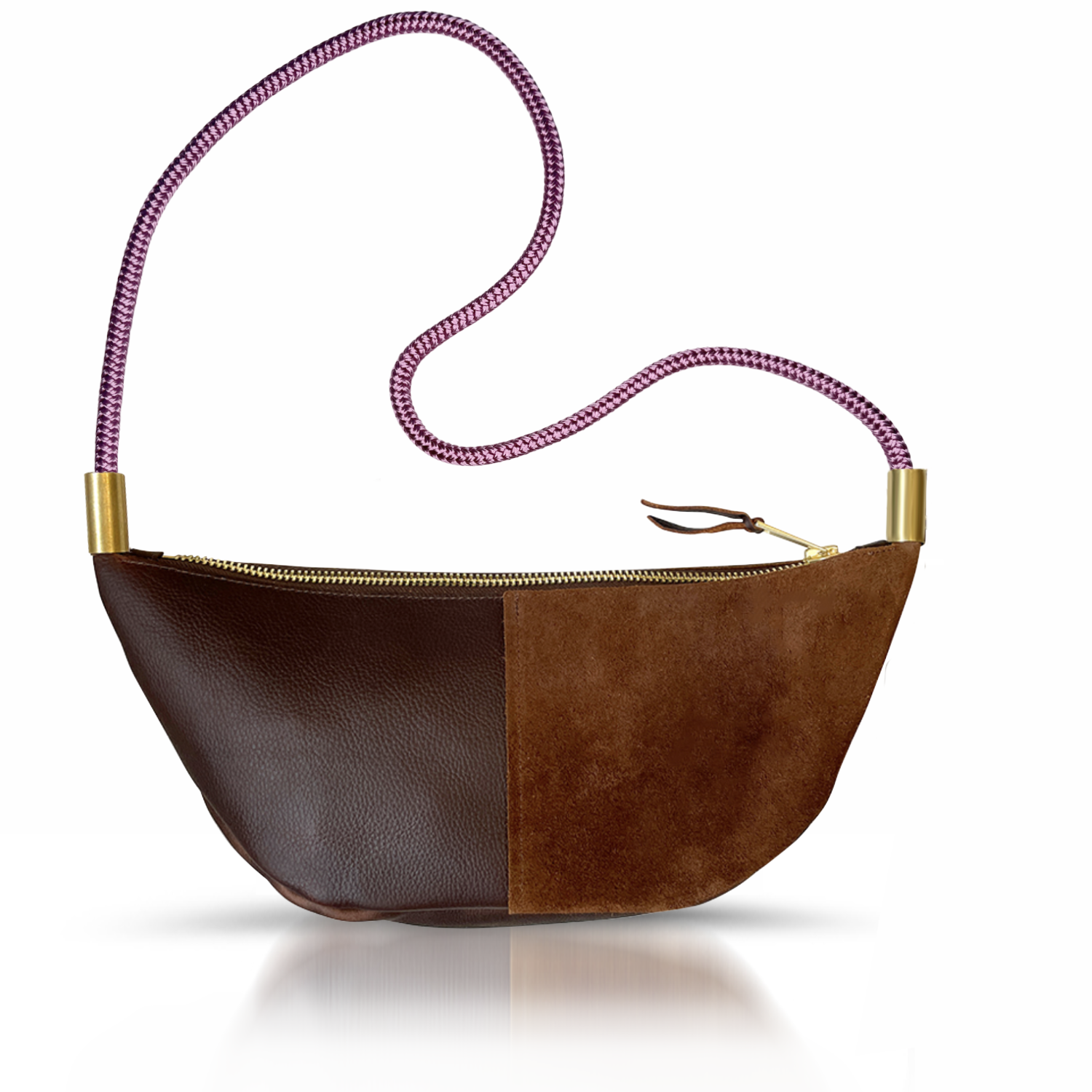 Sling #Rope Color_Purple Beach Rose#Rope Handle Length_Short Crossbody (40”)#Add Ons_Handbag Only