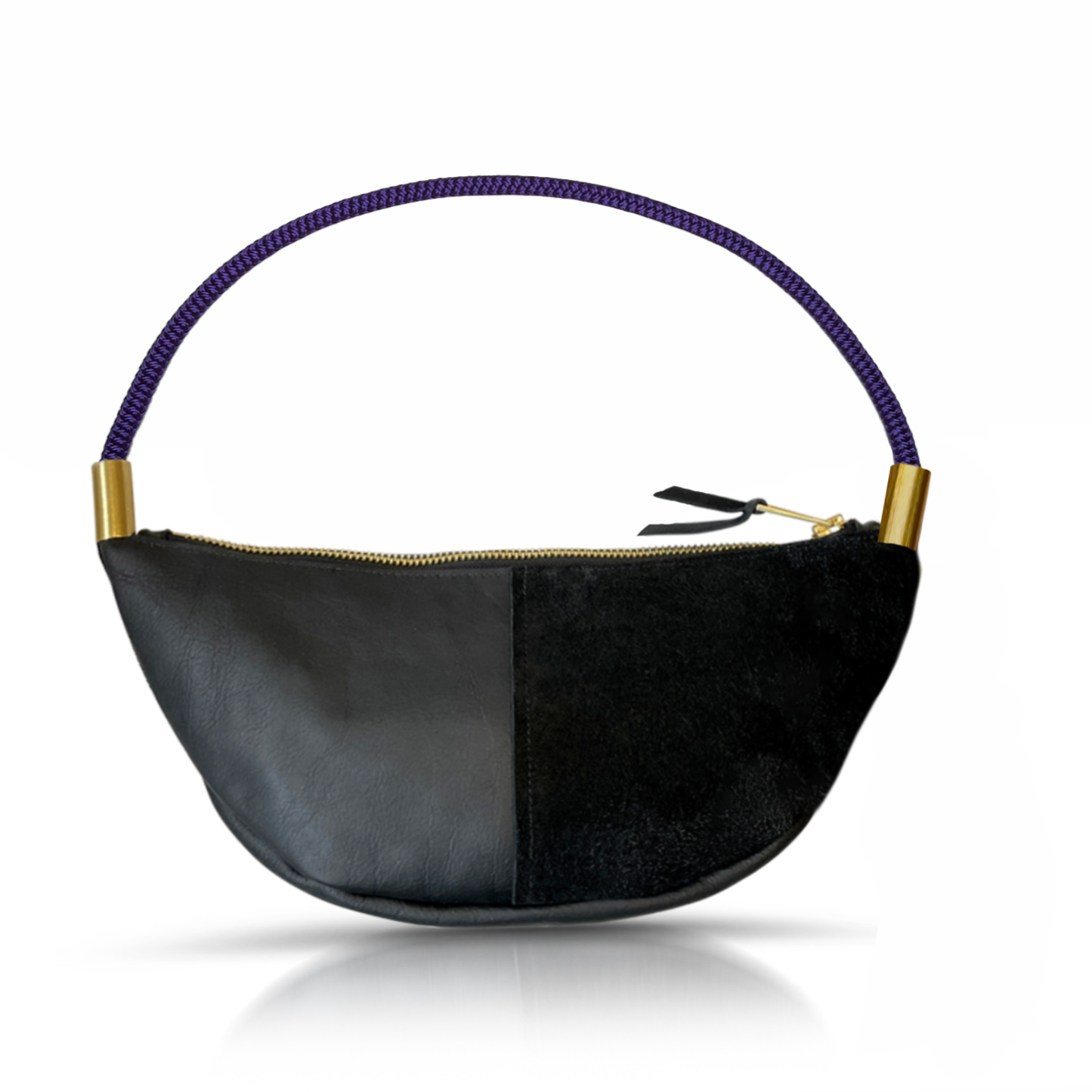 Sling Bag in Black Leather