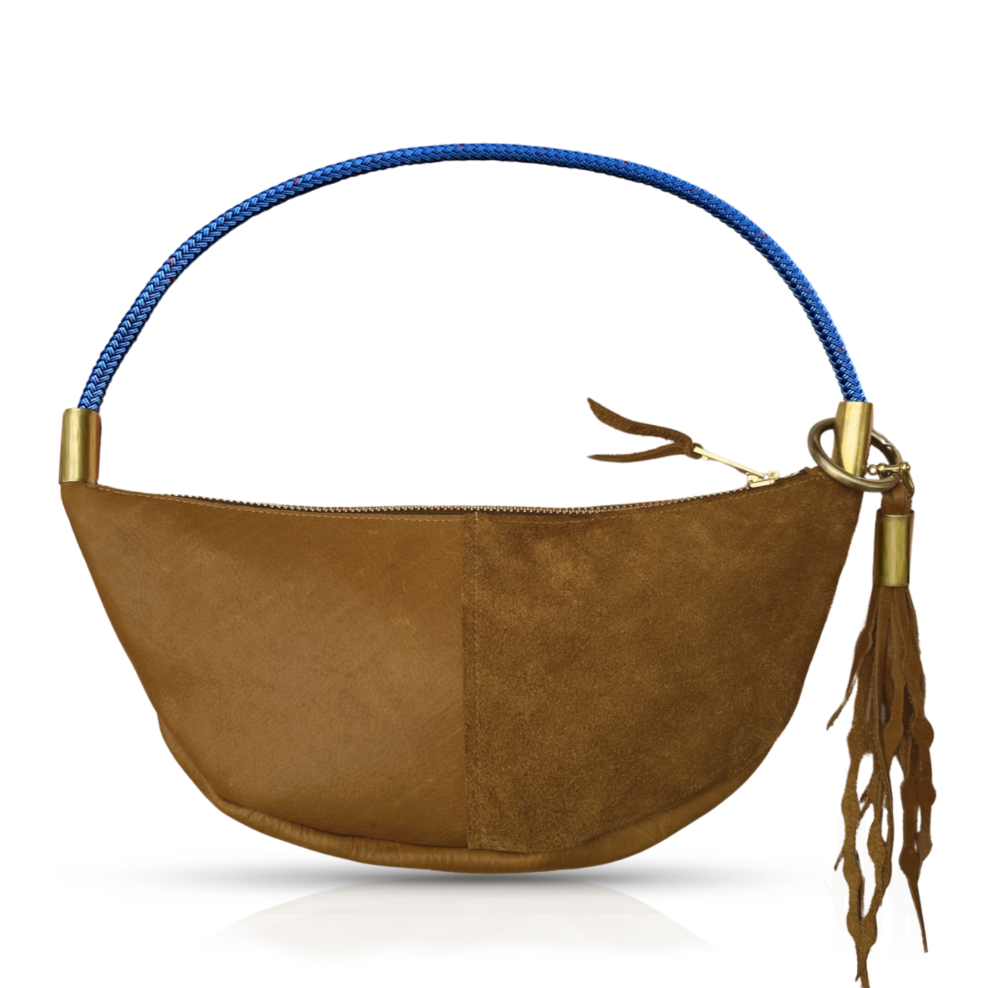 Sling #Rope Color_Harborside Blue#Rope Handle Length_Short Shoulder (25”)#Add Ons_Add a Matching Seaweed Tassel (save $10)