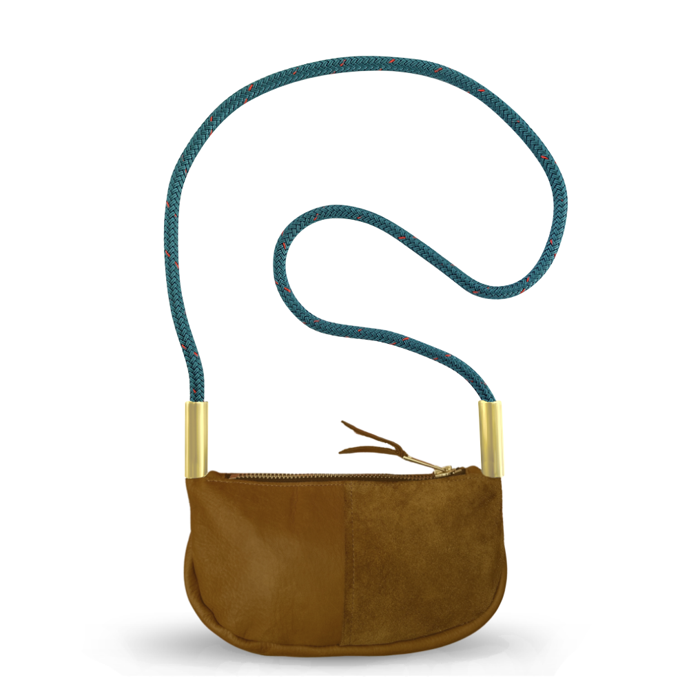 Zip Crossbody #Rope Color_Seaside Teal#Rope Handle Length_Crossbody (50")#Add Ons_Handbag Only