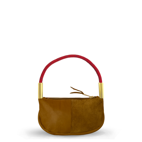 Zip Crossbody in Beach Nut Leather