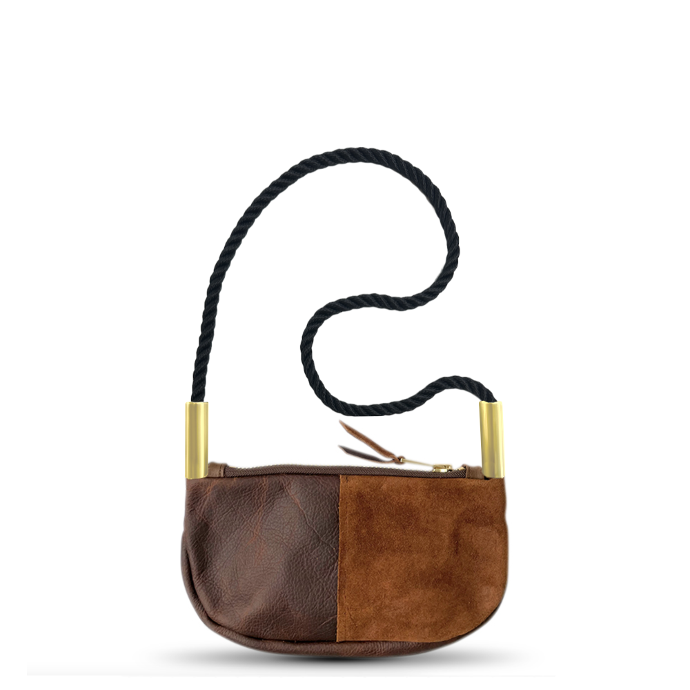 Zip Crossbody #Rope Color_Summer Night Black#Rope Handle Length_Shoulder (35")#Add Ons_Handbag Only