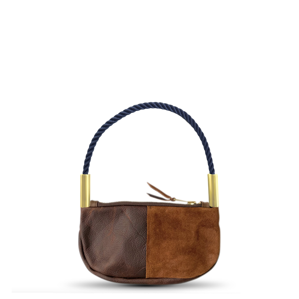 Zip Crossbody #Rope Color_New England Navy#Rope Handle Length_Wrist (19")#Add Ons_Handbag Only