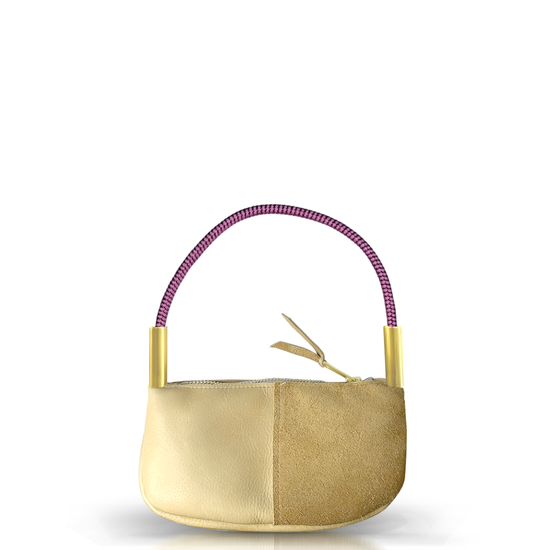 Zip Crossbody in Sand Leather