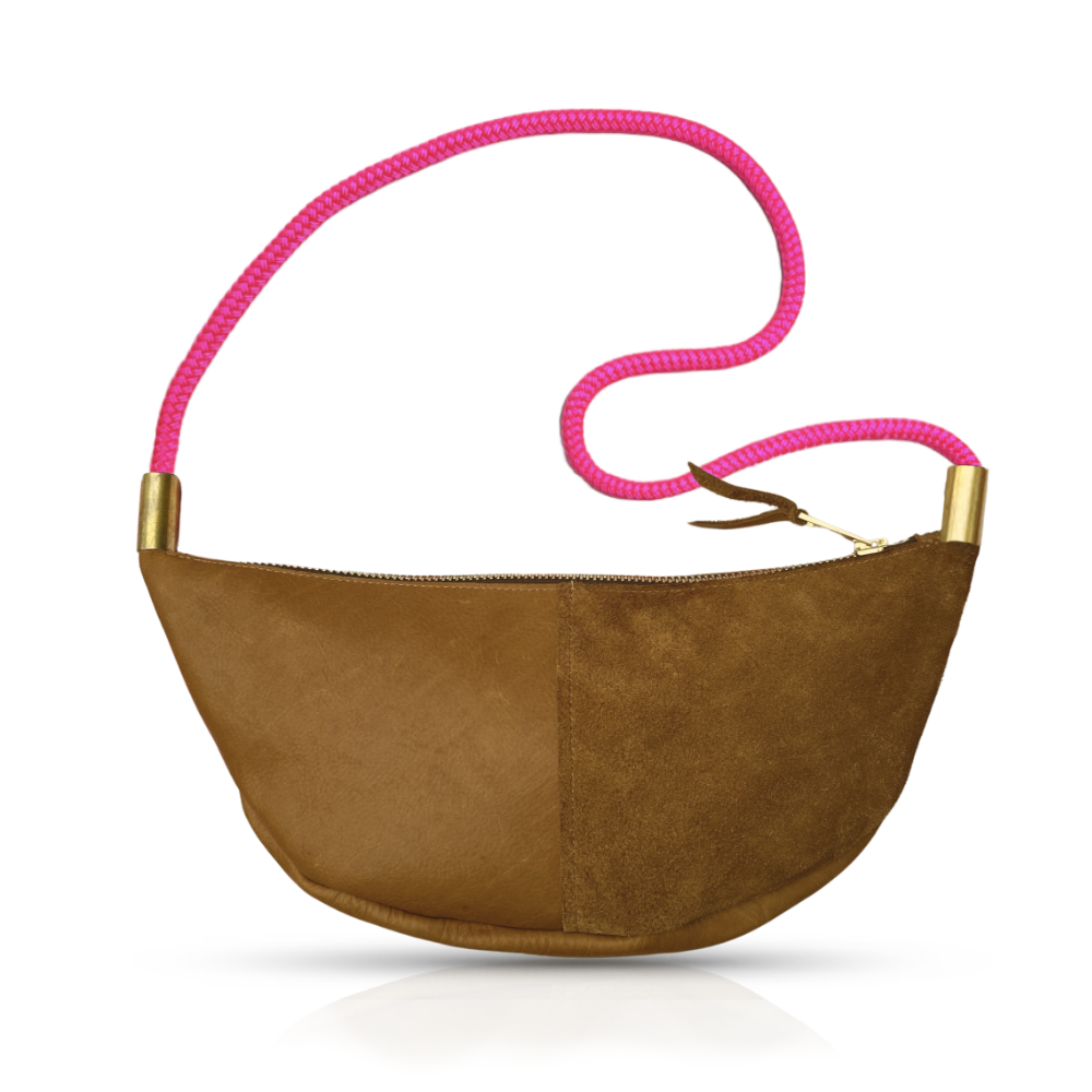 Sling #Rope Color_Neon Pink#Rope Handle Length_Long Shoulder (35”)#Add Ons_Handbag Only