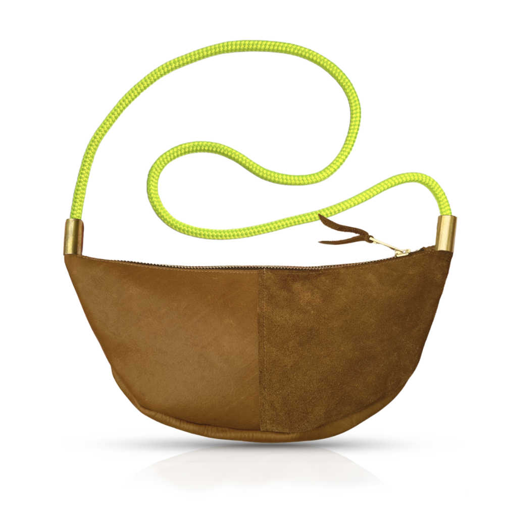 Sling #Rope Color_Neon Yellow#Rope Handle Length_Long Crossbody (50")#Add Ons_Handbag Only