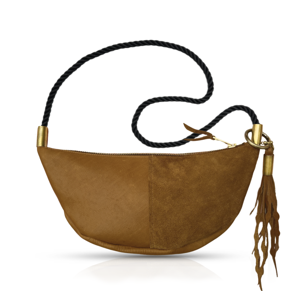 Sling #Rope Color_Summer Night Black#Rope Handle Length_Short Crossbody (40”)#Add Ons_Add a Matching Seaweed Tassel (save $10)