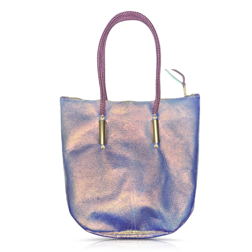 Zip Tote // in Purple Opal