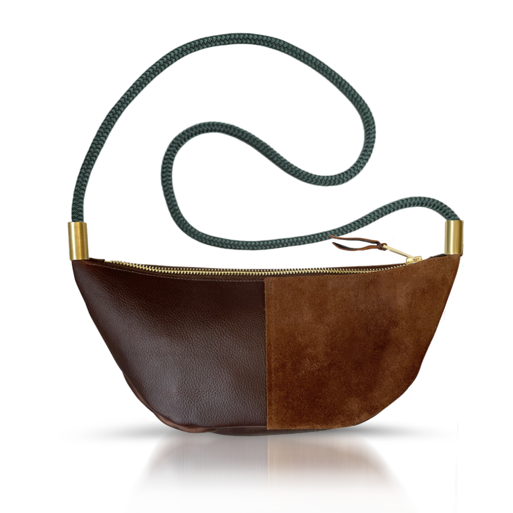 Sling #Rope Color_Pine Green#Rope Handle Length_Long Crossbody (50")#Add Ons_Handbag Only