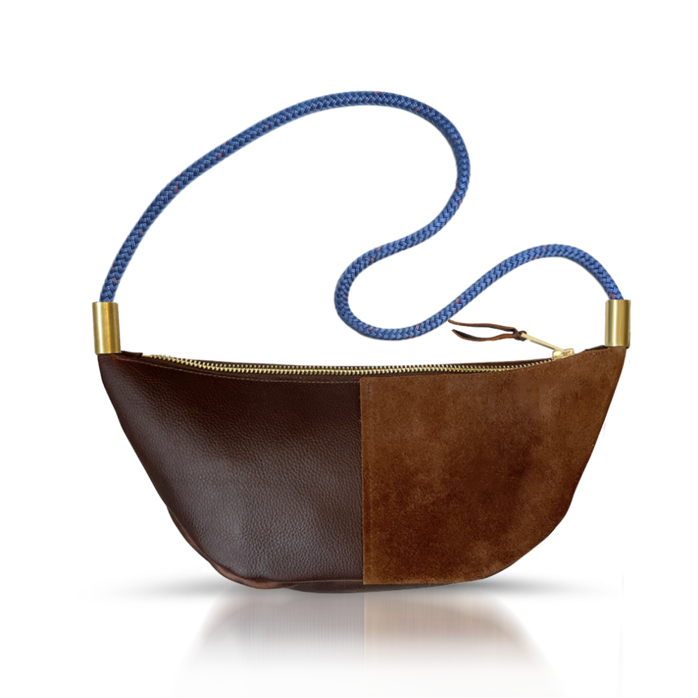Sling #Rope Color_Harborside Blue#Rope Handle Length_Long Shoulder (35”)#Add Ons_Handbag Only