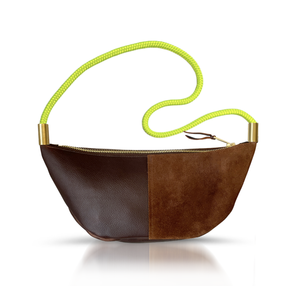 Sling #Rope Color_Neon Yellow#Rope Handle Length_Long Shoulder (35”)#Add Ons_Handbag Only