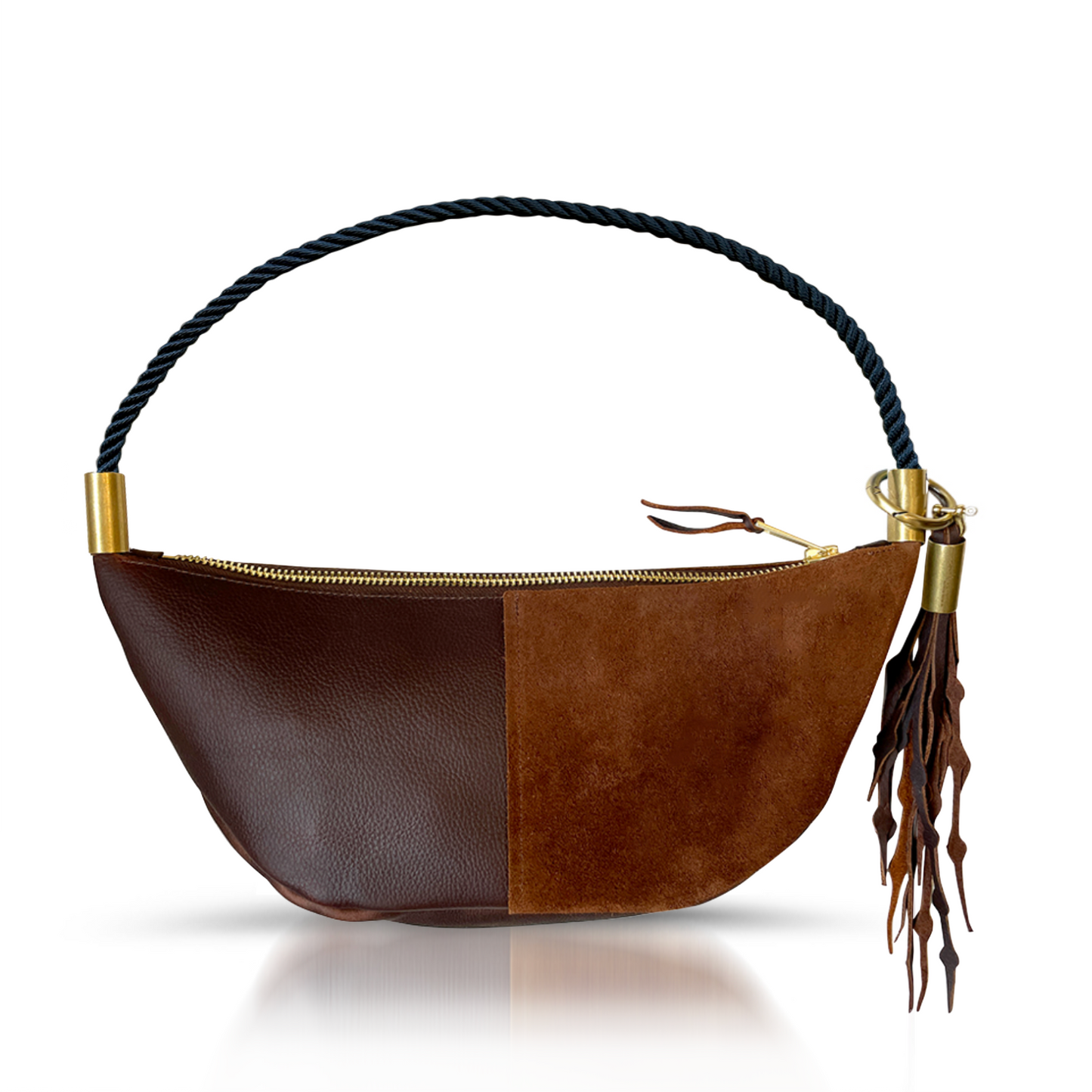 Sling Bag in Brown Leather