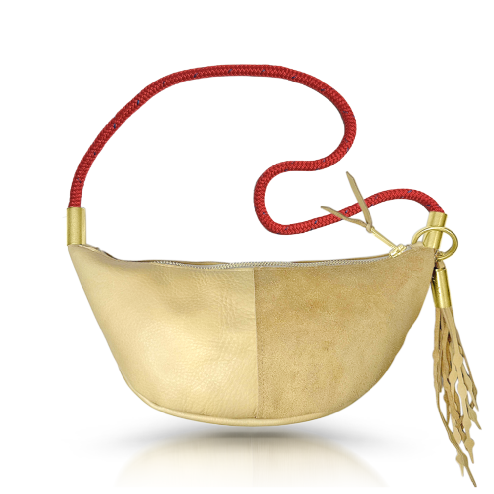 Sling Bag in Sand Leather