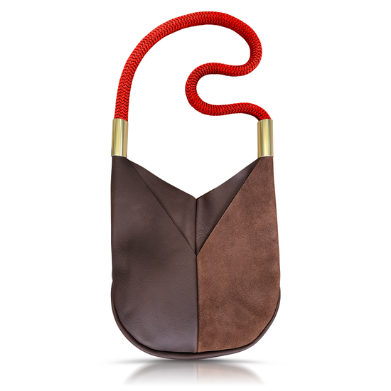 Original Wildwood Bag | Large Crossbody in Brown Leather