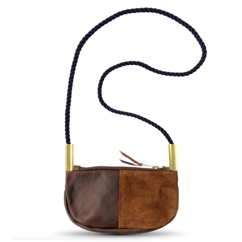 Zip Crossbody #Rope Color_Summer Night Black#Rope Handle Length_Crossbody (50")#Add Ons_Handbag Only
