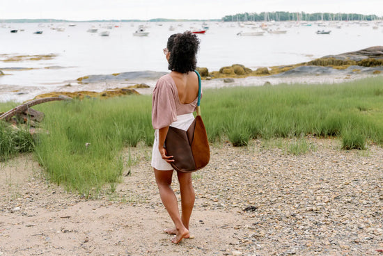 Original Wildwood Bag | Large Crossbody in Brown Leather