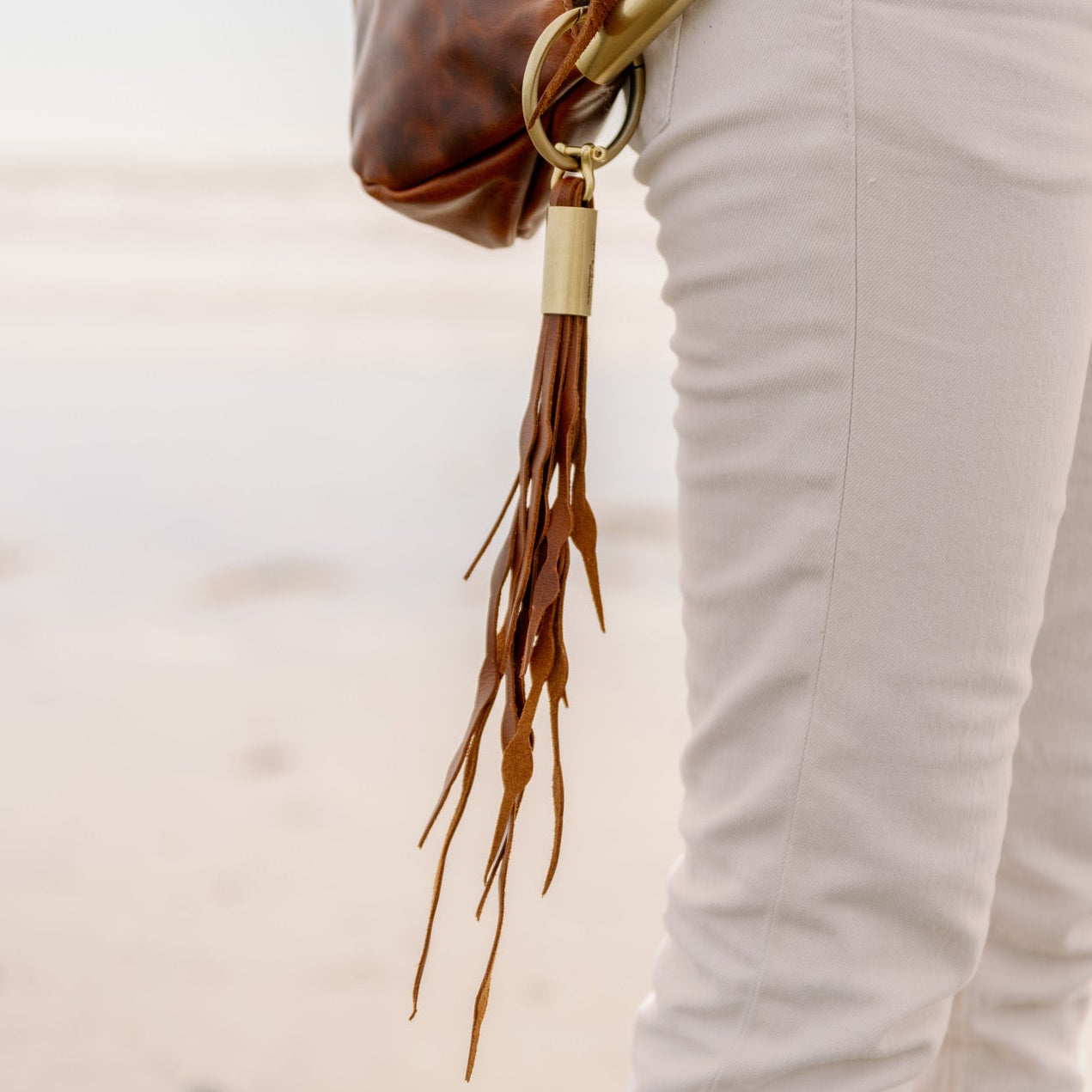 Brown Tourmaline Seaweed Tassel