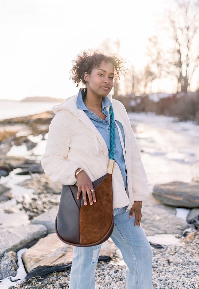 Original Wildwood Bag // Small Crossbody in Brown Leather