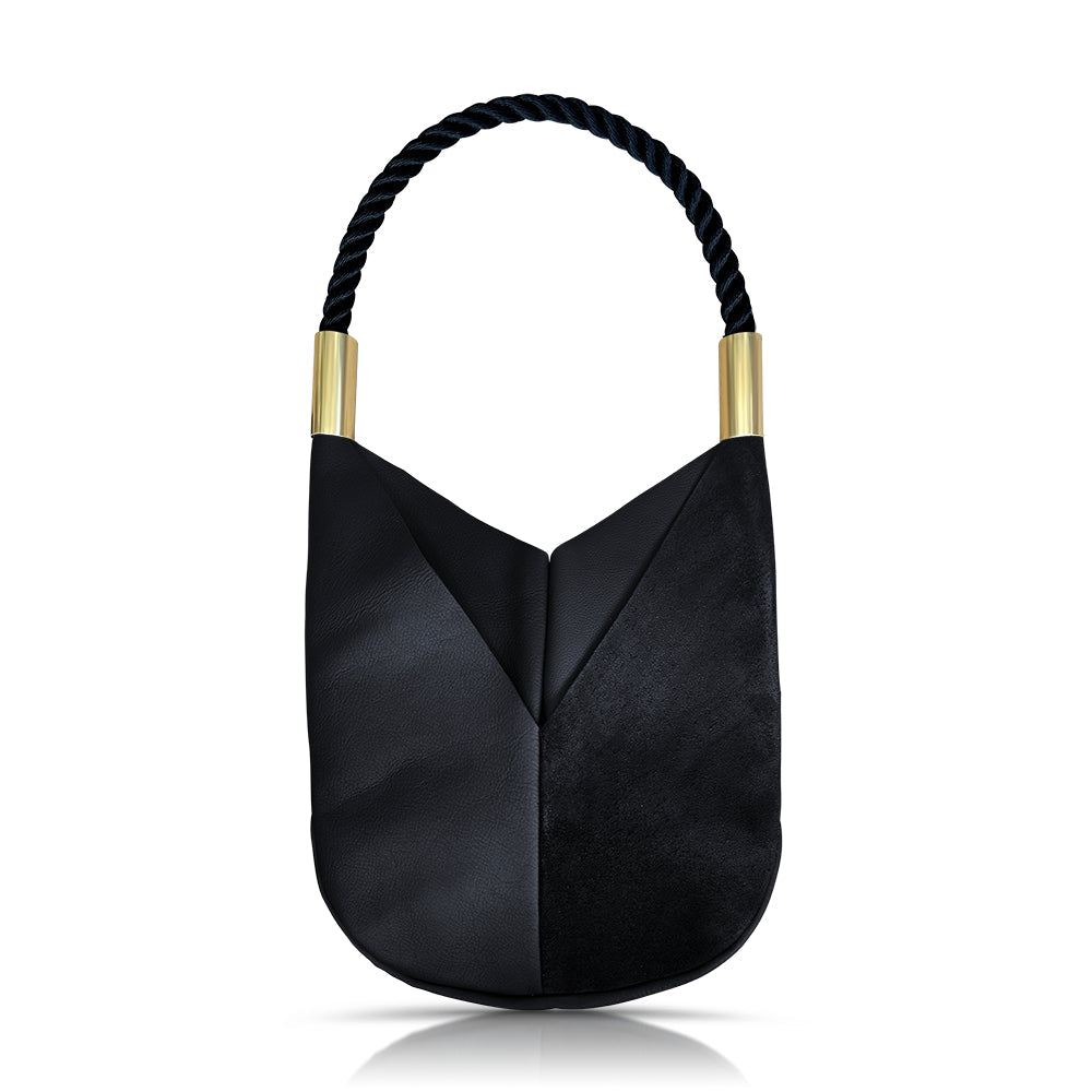 Original Wildwood Bag Large#Rope Color_Summer Night Black#Add Ons_Handbag Only