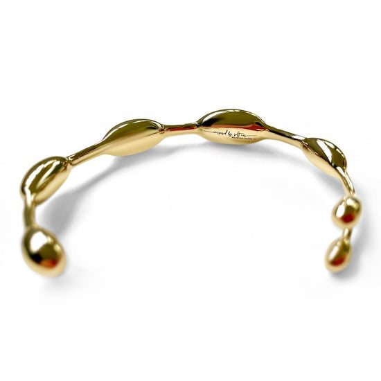 Seaweed Bracelet in Polished Brass