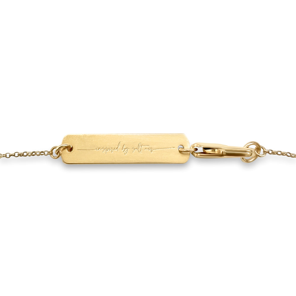 Seaweed Necklace // in Gold