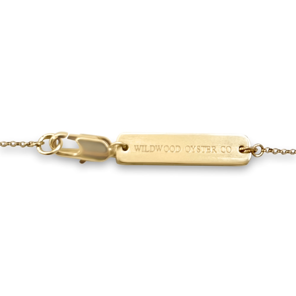 Seaweed Necklace // in Gold