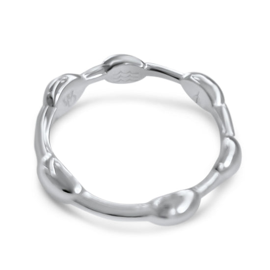 Seaweed Ring in Sterling Silver